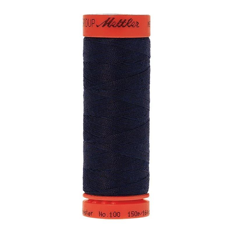 Mettler Metrosene 100, #0825 NAVY 150m Corespun Polyester Thread