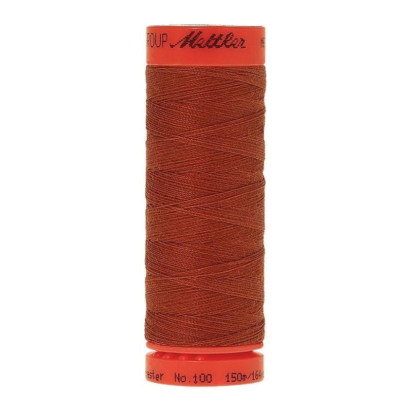 Mettler Metrosene 100, #1054 BRICK RED 150m Corespun Polyester Thread