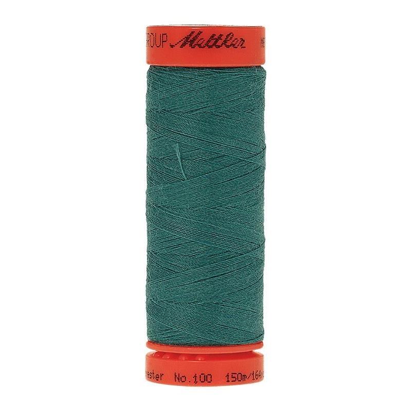 Mettler Metrosene 100, #1091 DEEP AQUA 150m Corespun Polyester Thread