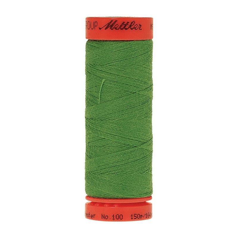 Mettler Metrosene 100, #1099 LIGHT KELLY 150m Corespun Polyester Thread