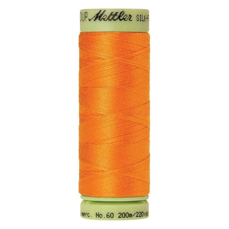 Mettler Silk-finish Cotton 60, #0122 PUMPKIN 200m Thread