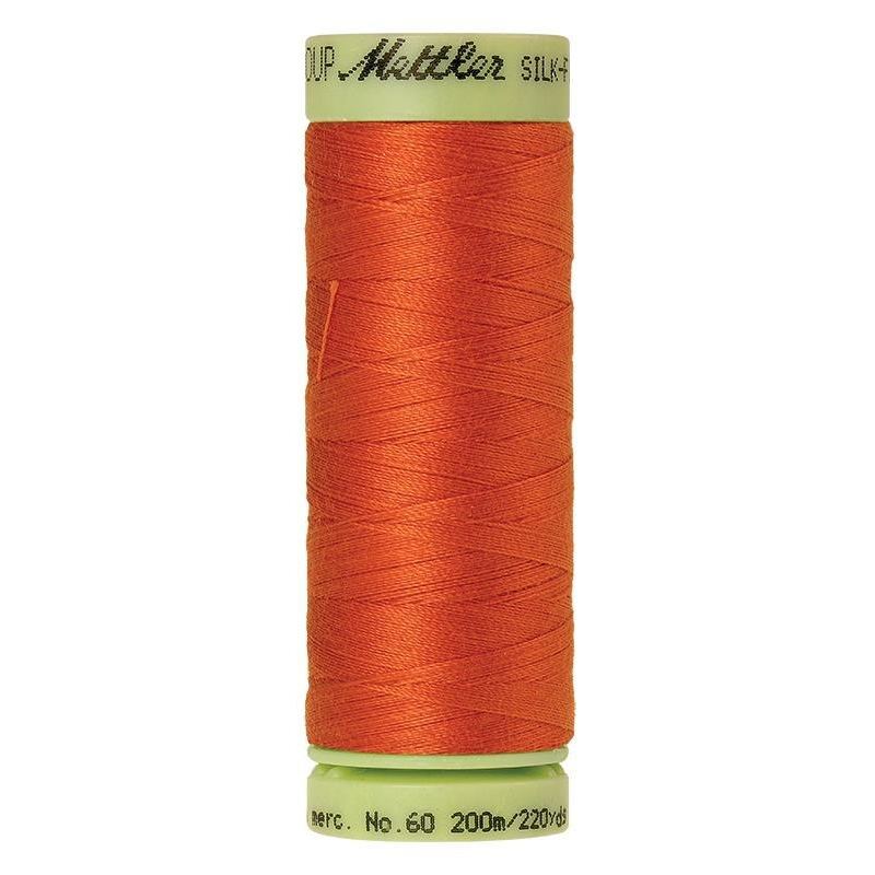 Mettler Silk-finish Cotton 60, #6255 MANDARIN ORANGE Thread 200m