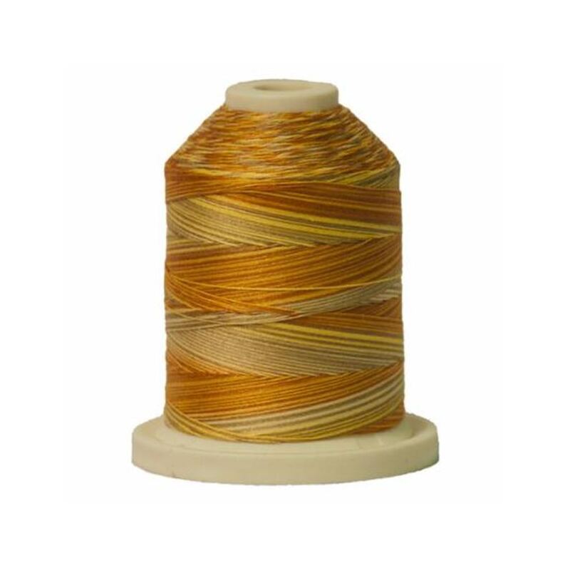 Signature Variegated 40 SM009 Golden Harvest Cotton Machine Quilting Thread 700yd