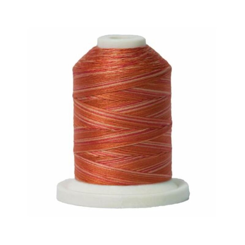 Signature Variegated 40 SM074 Rusty Oranges Cotton Machine Quilting Thread 700yd