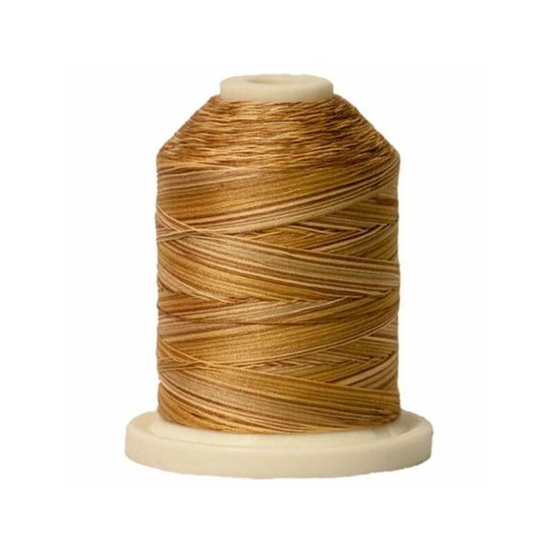 Signature Variegated 40 SM075 Tan Tints Cotton Machine Quilting Thread 700yd