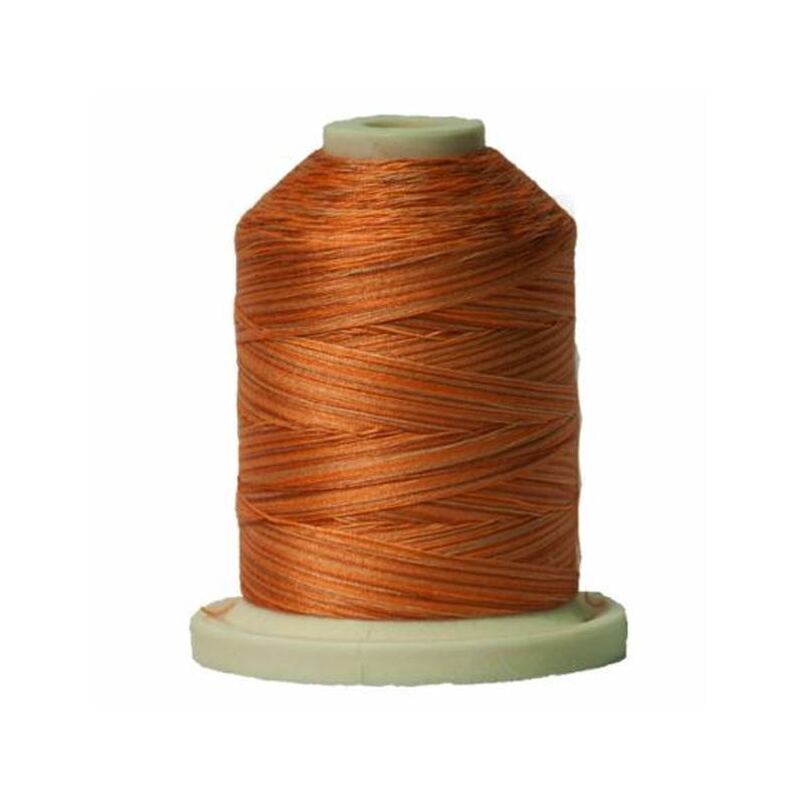 Signature Variegated 40 SM077 Peachy Tones Cotton Machine Quilting Thread 700yd