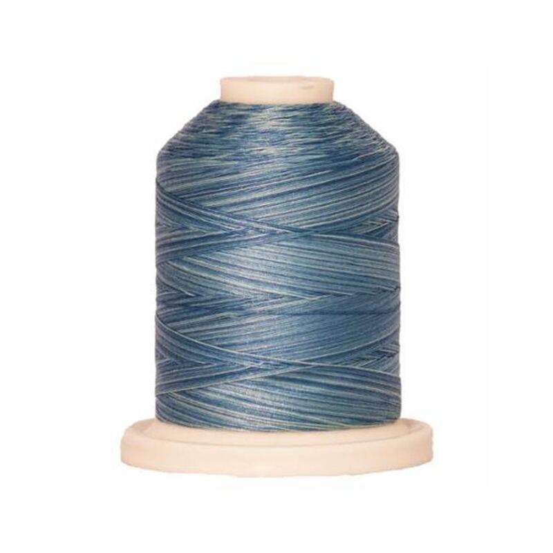 Signature Variegated 40 SM082 Blue Skies Cotton Machine Quilting Thread 700yd