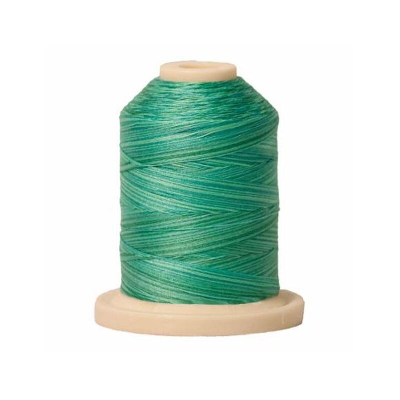 Signature Variegated 40 SM083 Aqua Waters Cotton Machine Quilting Thread 700yd