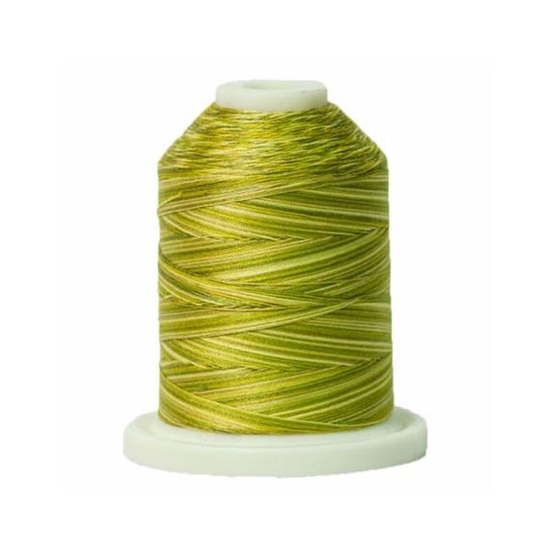 Signature Variegated 40 SM150 Sun Lime Splash Cotton Machine Quilting Thread 700yd