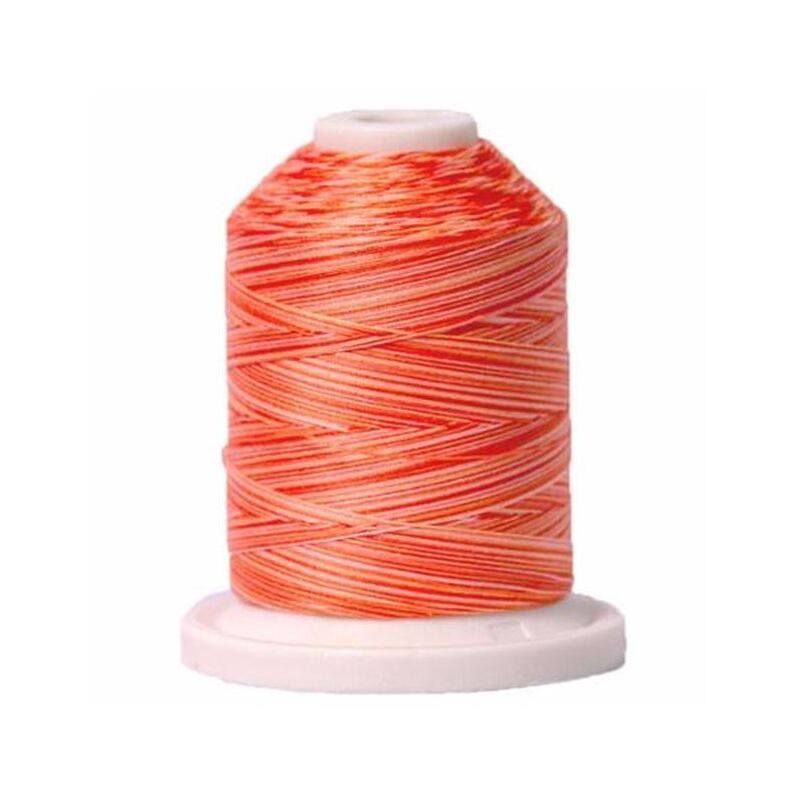 Signature Variegated 40 SM261 Orange Craze Cotton Machine Quilting Thread 700yd
