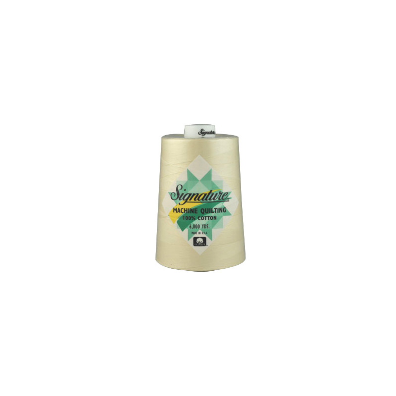 Signature 40, 003 Parchment Cotton Machine Quilting Thread 6000yd (5487m)