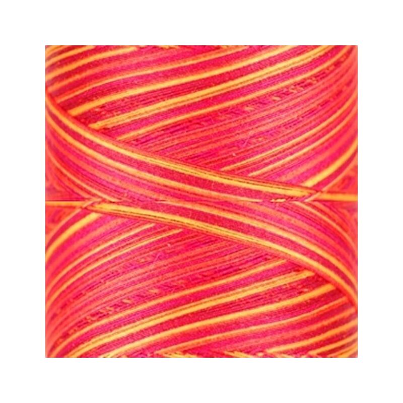 Signature Variegated 40, F257 Poppy Blaze Cotton Machine Quilting Thread  3000yd