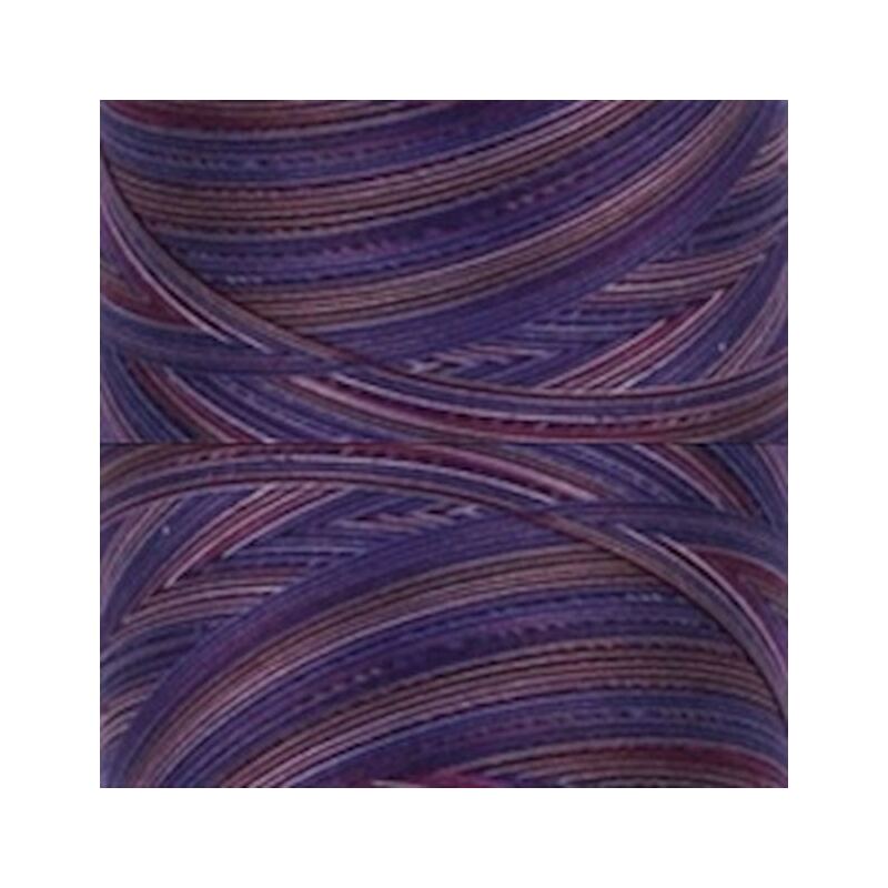Signature Variegated 40, M12 Purple Haze Cotton Machine Quilting Thread  3000yd