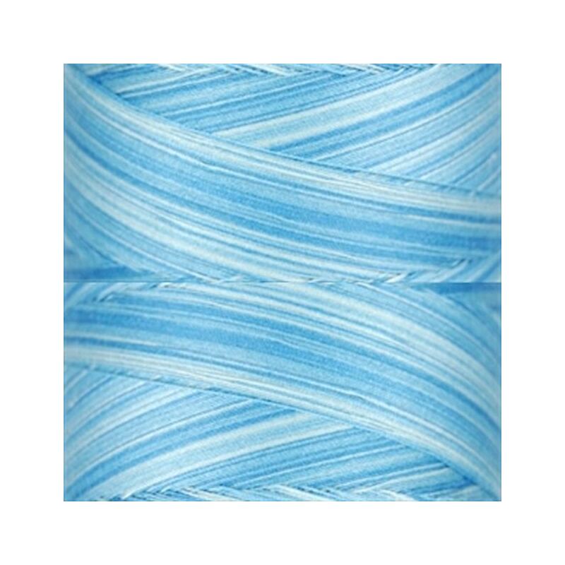 Signature Variegated 40, M82 Blue Skies Cotton Machine Quilting Thread  3000yd