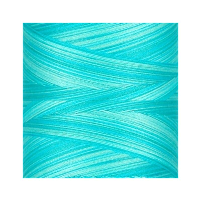 Signature Variegated 40, M83 Aqua Waters Cotton Machine Quilting Thread  3000yd