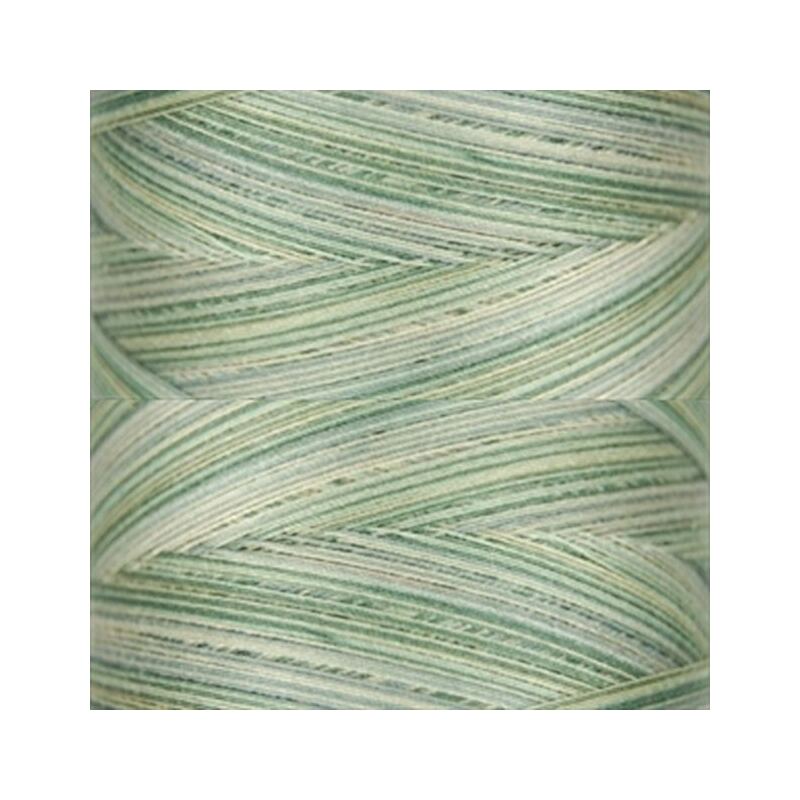 Signature Variegated 40, M86 Greyish Greens Cotton Machine Quilting Thread  3000yd