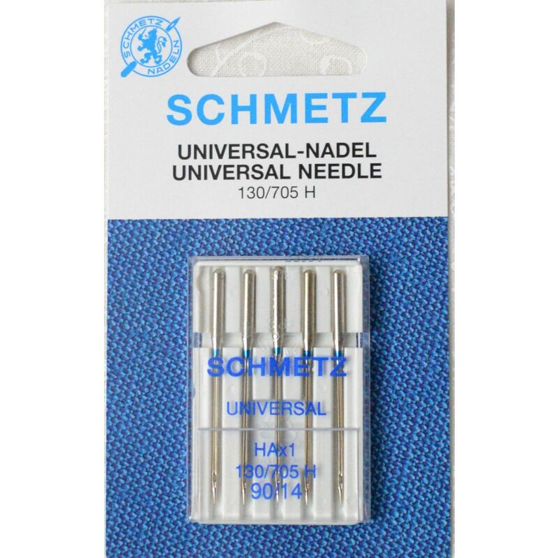 Schmetz Universal Machine Needles, Size 90 / 14, Pack of 5 Needles