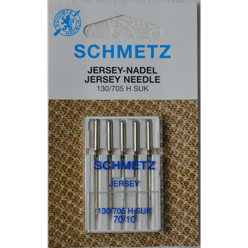 Schmetz Machine Needles JERSEY (BALLPOINT), Size 70, Pack of 5