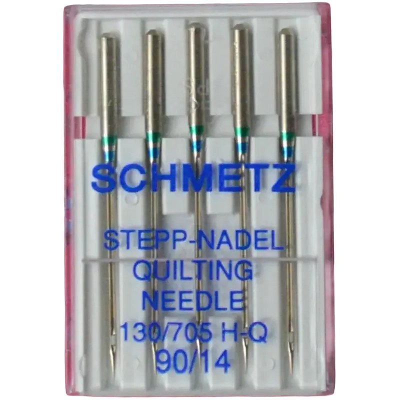 Schmetz Machine Needles Quilting Size 90/14, Pack of 5 Needles, 130/705 H-Q
