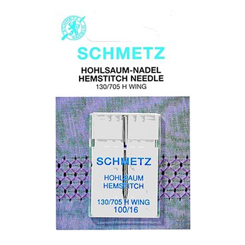 Schmetz Hemstitch (Wing) Sewing Machine Needle, Size 100/16, Pack of 1 Needle