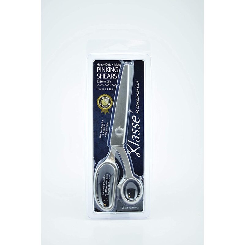 Klasse 228mm Pinking Shears, All Metal Heavy Duty B5365