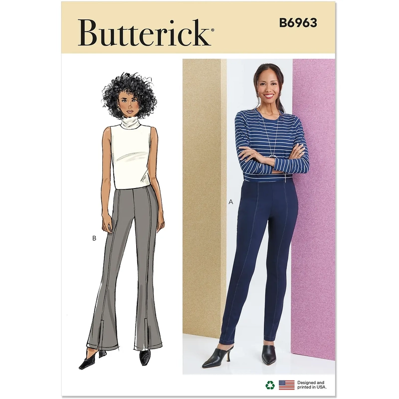 Misses' Pants Sizes 12-20, Butterick Sewing Pattern 6963p5