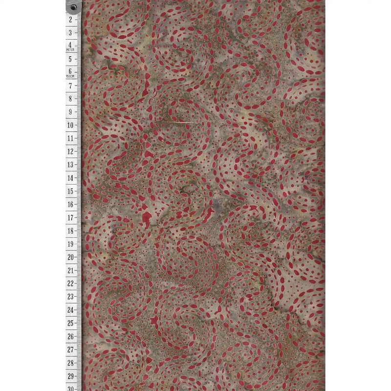 Batik Australia print #1056, Batik Cotton Fabric 110cm Wide