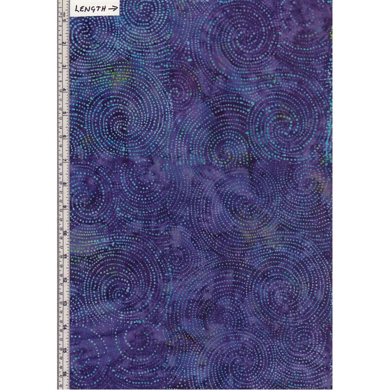 BA108-34 Swirls Purples, Deluxe Quilt backing 275cm Wide Per Metre