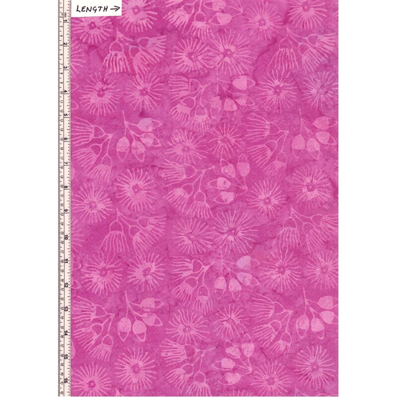 BA108-867 Gum Nuts, Deluxe Batik Quilt Backing Fabric 275cm Wide Per Metre
