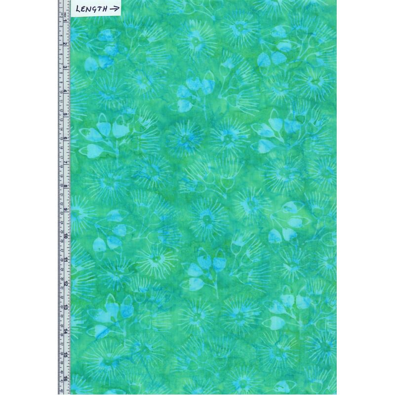 BA108-874 Gum Nuts, Deluxe Batik Quilt Backing Fabric 275cm Wide Per Metre