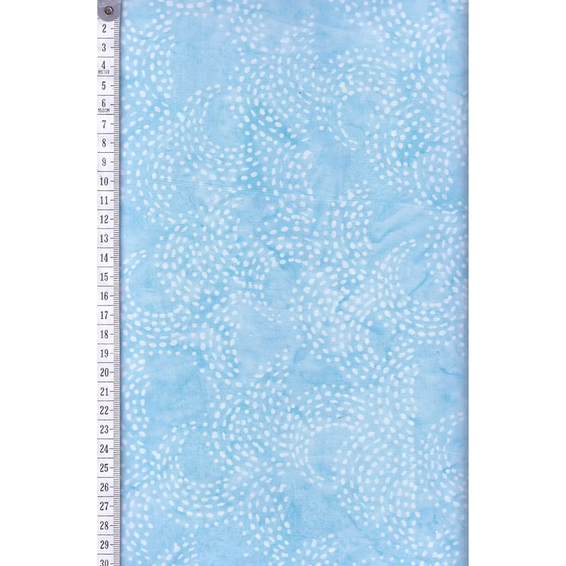 BLUE by Batik Australia #1132, Batik Cotton Fabric 110cm Wide