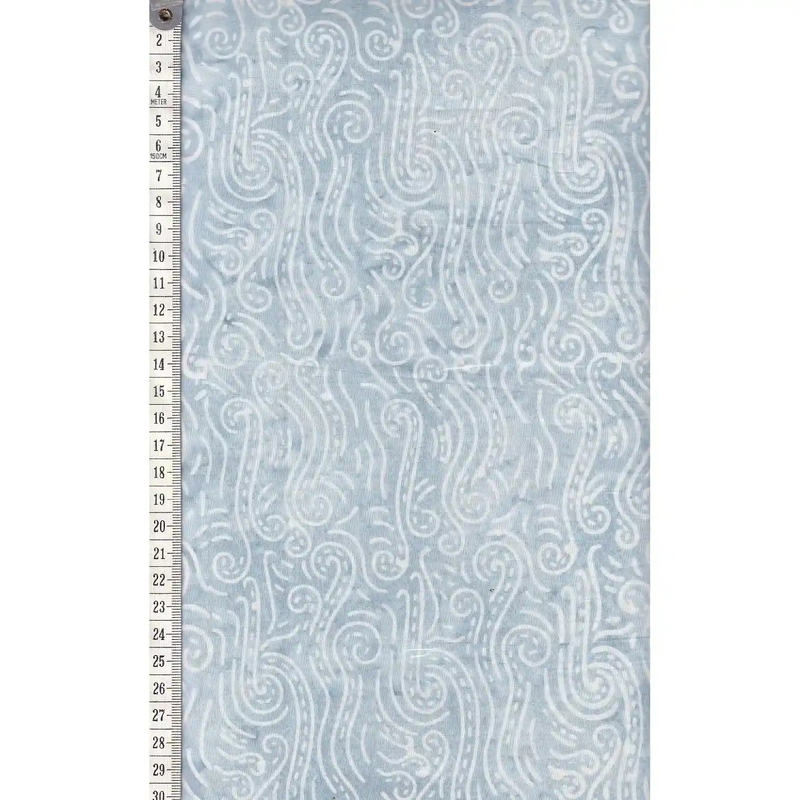 BLUE by Batik Australia #1139, Batik Cotton Fabric 110cm Wide