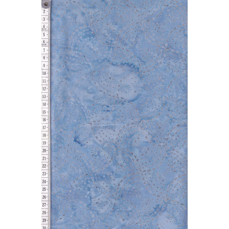 BLUE by Batik Australia #1142, Batik Cotton Fabric 110cm Wide
