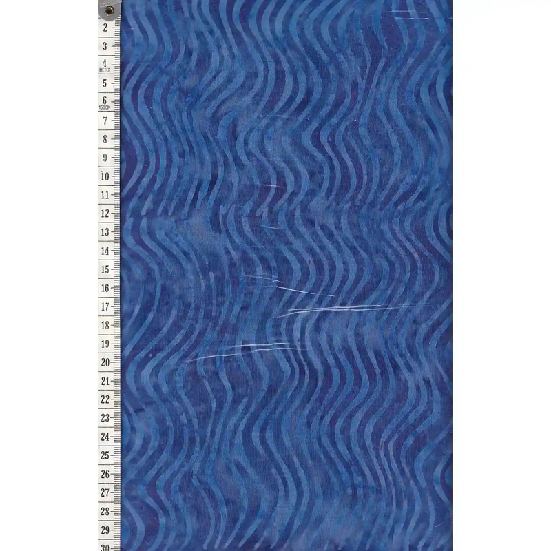 BLUE by Batik Australia #1146, Batik Cotton Fabric 110cm Wide