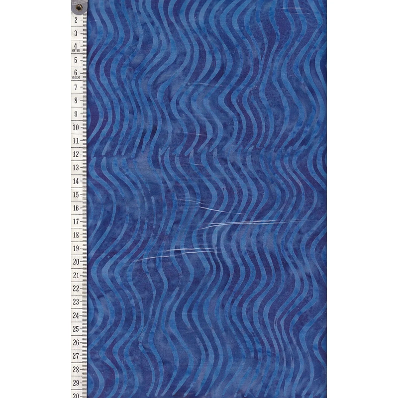 BLUE by Batik Australia #1146, Batik Cotton Fabric 110cm Wide