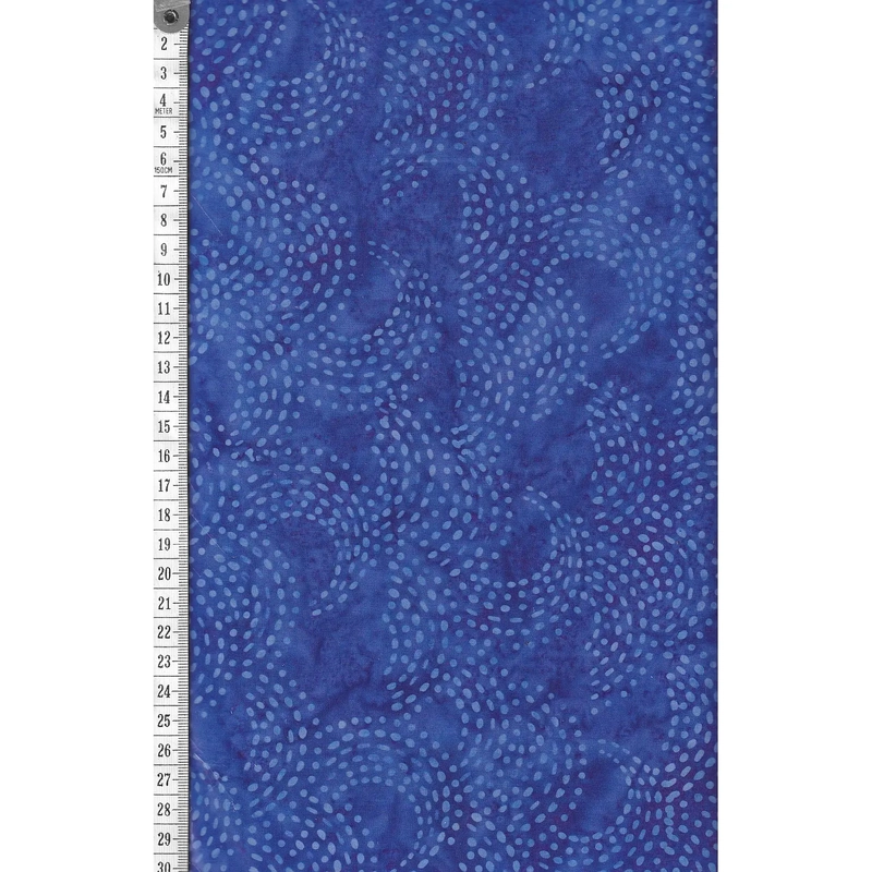 BLUE by Batik Australia #1150, Batik Cotton Fabric 110cm Wide