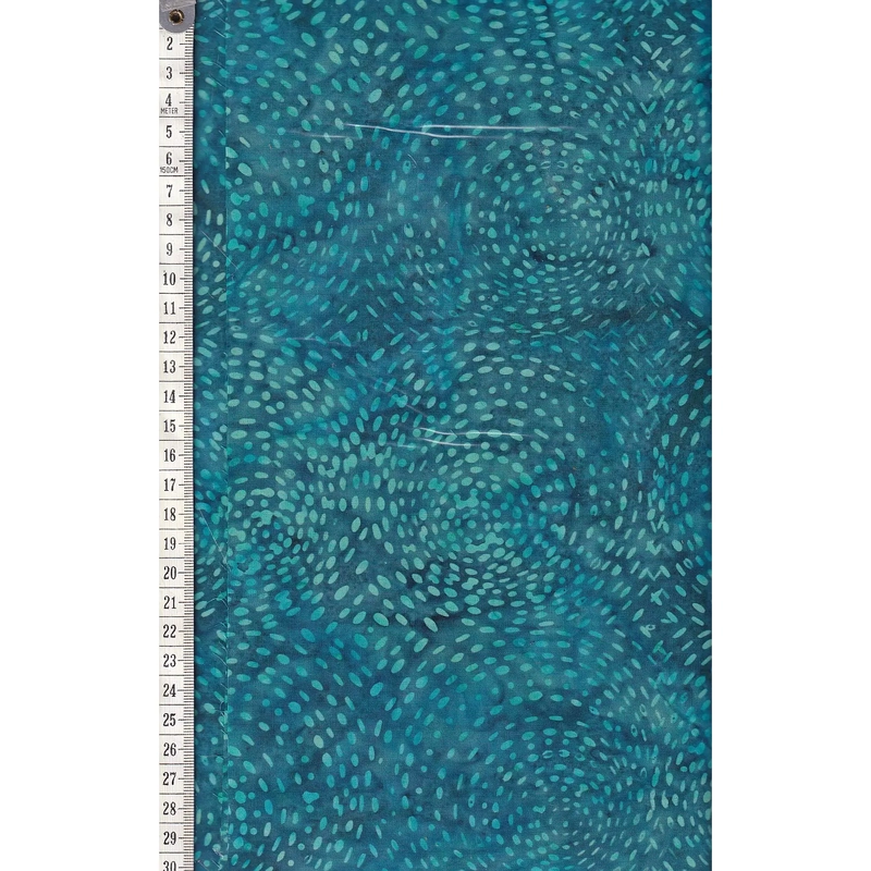 BLUE by Batik Australia #1151, Batik Cotton Fabric 110cm Wide