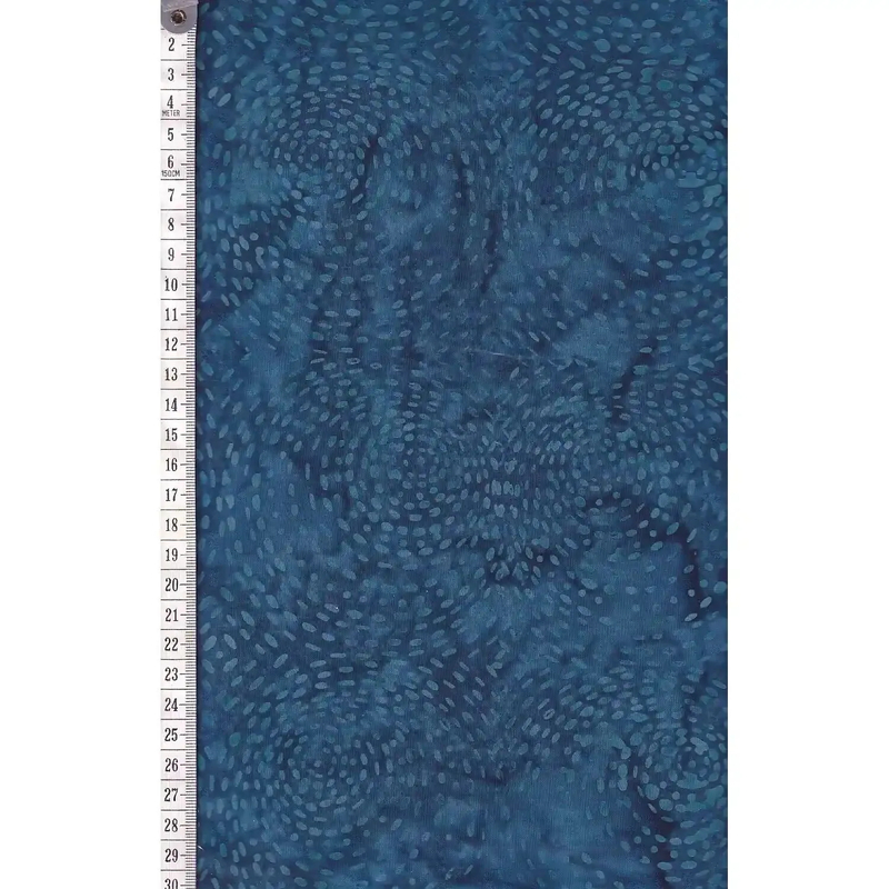 BLUE by Batik Australia #1155, Batik Cotton Fabric 110cm Wide