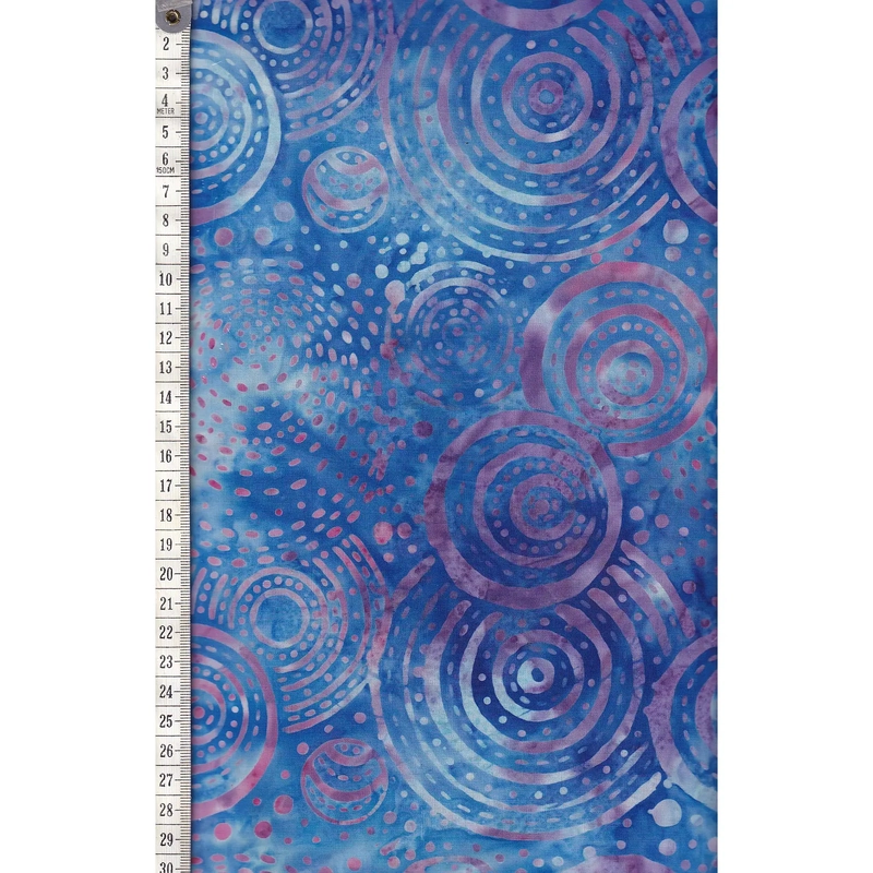 BRIGHT MANDALA #1202 by Batik Australia 110cm Wide Cotton Fabric