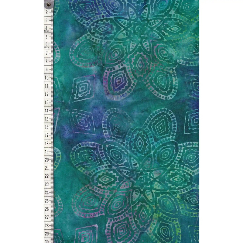 BRIGHT MANDALA #1205 by Batik Australia 110cm Wide Cotton Fabric