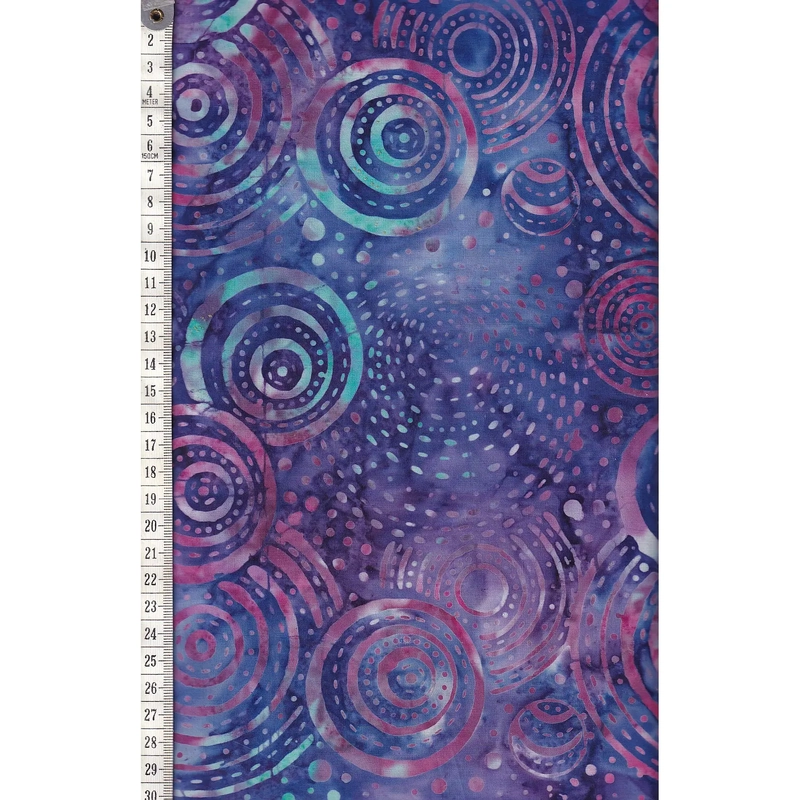 BRIGHT MANDALA #1206 by Batik Australia 110cm Wide Cotton Fabric