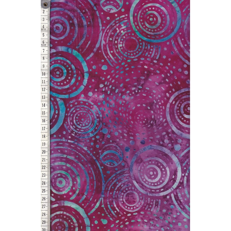 BRIGHT MANDALA #1209 by Batik Australia 110cm Wide Cotton Fabric