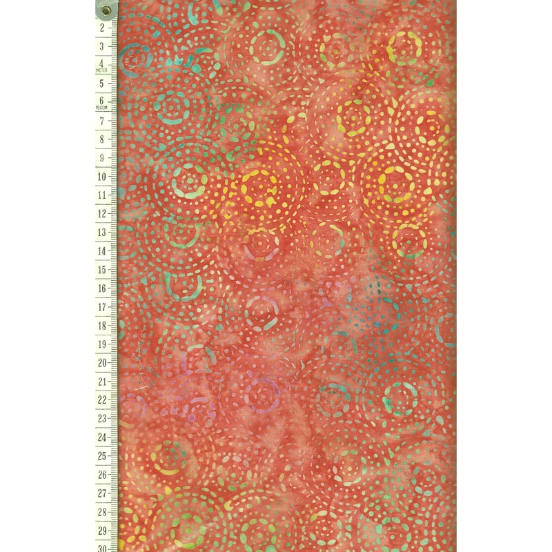 BRIGHT MANDALA #1229 by Batik Australia 110cm Wide Cotton Fabric