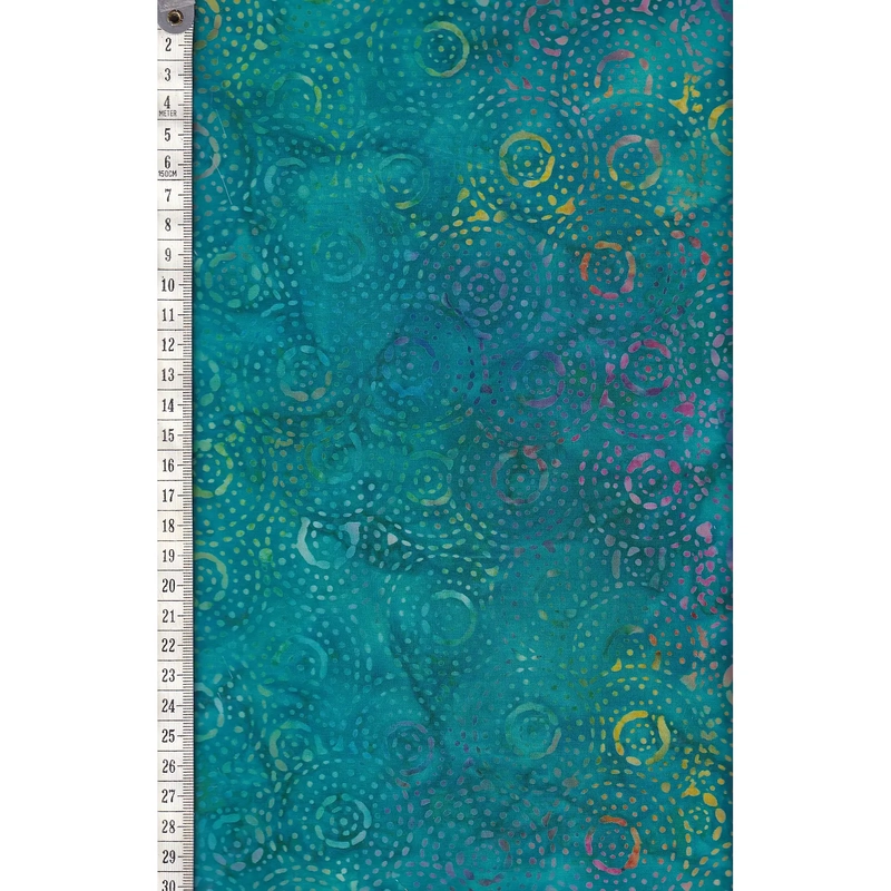 BRIGHT MANDALA #1249 by Batik Australia 110cm Wide Cotton Fabric