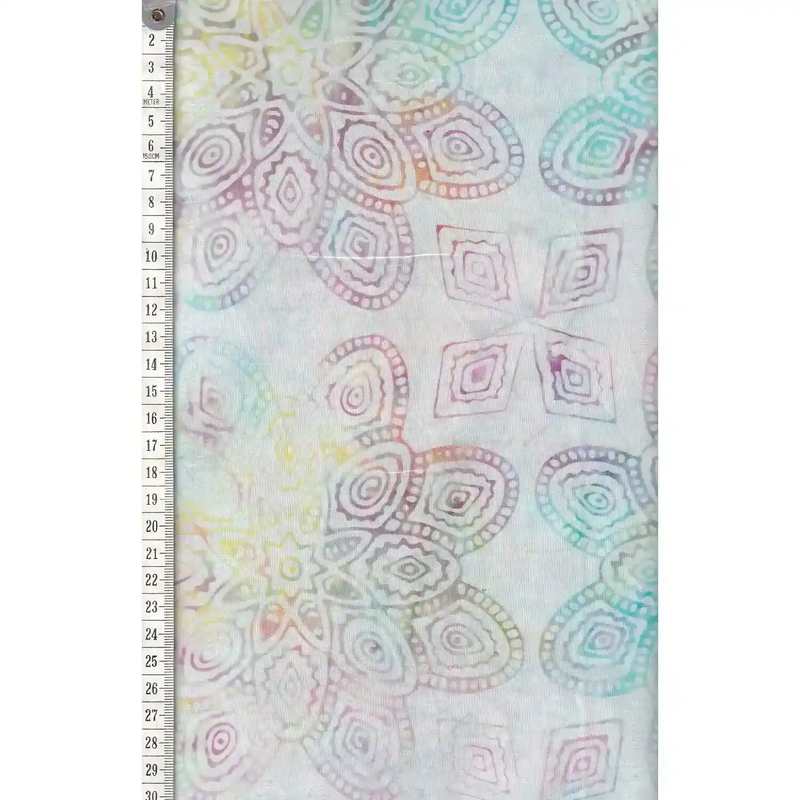 Pastels #1251 by Batik Australia 110cm Wide Cotton Fabric