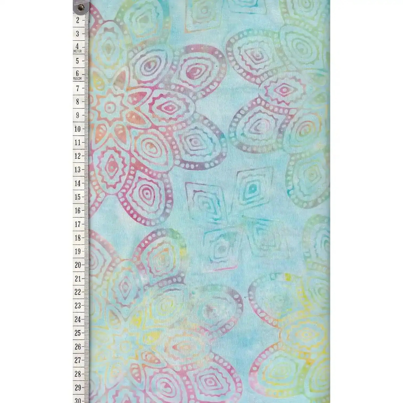 Pastels #1252 by Batik Australia 110cm Wide Cotton Fabric