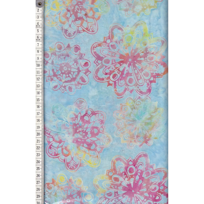 Pastels #1258 by Batik Australia 110cm Wide Cotton Fabric