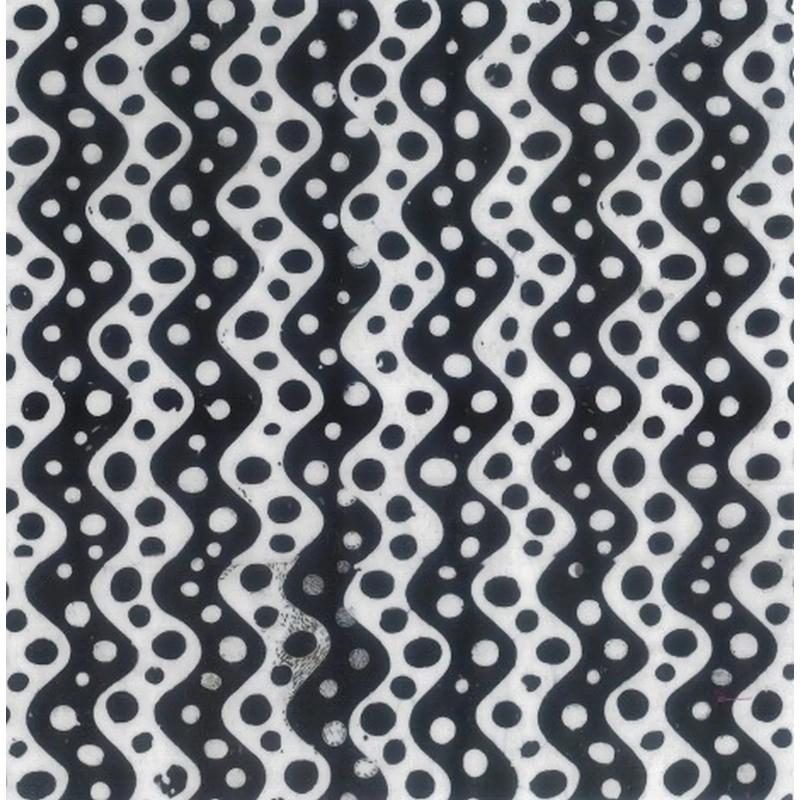BLACK & WHITE #1533 by Batik Australia 110cm Wide Cotton Fabric
