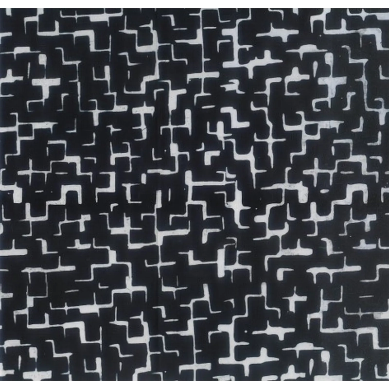 BLACK & WHITE #1535 by Batik Australia 110cm Wide Cotton Fabric