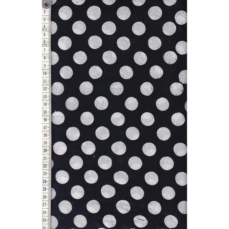 BLACK & WHITE #1536 by Batik Australia 110cm Wide Cotton Fabric